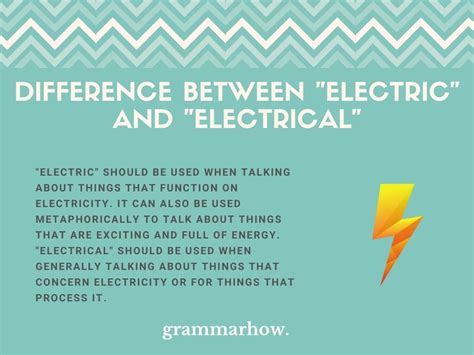 What is the difference between electrical and .